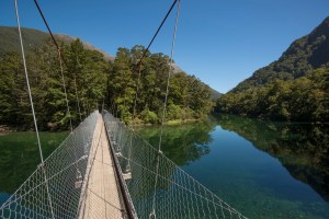 Bridge across Clinton River on Milford Track